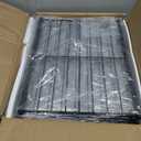 HOMIDEC Wardrobe Closet, 4 Hanging Spaces Portable Clothes Rack,Free Standing Closet Organizer and Storage System with Hanging Rods,Clothing Rack Suitable for Cloakroom,Bedroom,Entrances,etc.Black (Large)