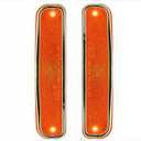 Parts N Go Side Marker Light Set Replacement with Chrome Trim For 1973-1980 C/K Pickup Truck Suburban Blazer Jimmy Driver & Passenger Side Left Right - GM2550108 6270434