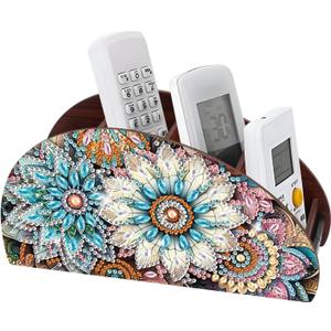 MVVMTOP Diamond Painting Kits Organizer Box, Diamond Art DIY Flowers Special Shape Diamond Partial Mosaic Handmade Making Kit Organizer Box, Home Dining Living Room Tabletop Art Decoration