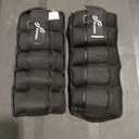 Sportneer Adjustable Ankle Weights 1 Pair 2 4 6 8 10 Lbs Leg Weight Straps for Women Men, Weighted Ankle Weights Set for Gym,Fitness, Workout,Walking, Jogging,1-5 lbs Each Ankle, 1 Pair 2-10 lbs (Black)