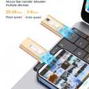 USB Flash Drive 512GB, Photo Stick Memory External Data Storage Thumb Drive Compatible for Phone, Pad, Android, PC and More Devices (Gold)