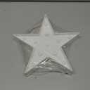 LED Marquee Star Sign Night Light, Battery Operated Star Shaped Desk Table Lamp for Kids, Baby, Child, Girl Gift, Nursery Room, Wall Decor (White)