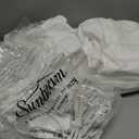 Sunbeam Electric Heated Mattress Pad Twin 75" x 39" 12 Heat Settings 12-Hour Auto Shut-Off Fast Heating Soft Cozy Fabric Deep Pocket Skirt Machine Washable (White Non-woven)