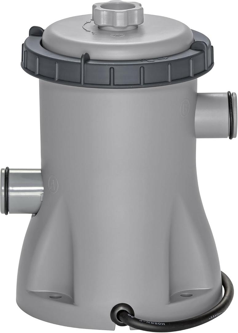 Bestway 330 GPH Filter Pump for Above Ground Swimming Pool with Type I Cartridge