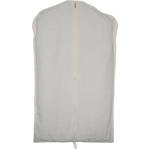 100% cotton canvas garment bags for closet storage and travel suit bags for clothes, coats, jackets, shirts, dresses suit garment cover for hanging clothes storage (24''x47'')
