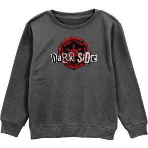 STAR WARS Darkside Punk Boys Pullover Crew Fleece (Medium, Asphalt)