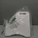 AMBIRD Wooden Two Step Stools Toddler with Safety Non-Slip Pads and Handles, Bamboo Step Stool for Bathroom, Bedroom, Kitchen Dual Height Step Stools for Kids (White) (13.2'' H)