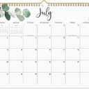 2025-2026 Wall Calendar, Cabbrix Monthly Wall Calendar 2025-2026 Runs from October 2025 to December 2026, Wirebound,15 x 12 Inches (Green)