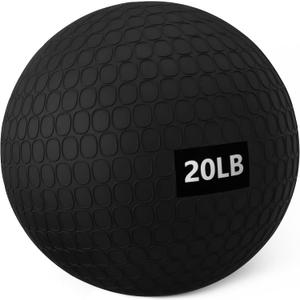 Amazon Basics Slam Medicine Balls for Exercise, Weight: 20 Pounds