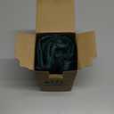 UGASA Christmas Tree Pillow Covers 12x20 Inch Set of 2 Soft Plush Faux Fur Luxury Embroidery Lumbar Cushion Covers for Couch Sofa Holiday Festivals Winter Xmas Gift, Dark Green