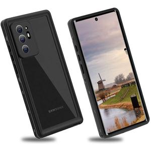 Compatible with Note 20 Ultra Waterproof Case, IP68 Underwater Dirtproof Shockproof Built in Screen Protector Full Body Protective Cover for Samsung Galaxy Note 20 Ultra 5G Black Clear