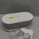 HOUSBAY 3 in 1 Sound Machine Alarm Clock& Wireless Charger: Soothing White Noise, Bluetooth Music Relaxation & Customized Sleep-Wake Routine (Grey)