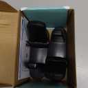 Door Lever Lock (2 Pack) Prevents Toddlers from Opening Doors. 3.25" L * 1.5" W * 4.5" H Easy One Hand Operation for Adults. Durable ABS with 3M Adhesive Backing. Simple Install, Black