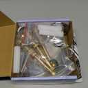 Danco 39696 Cross-Arm 3-Handle Tub/Shower Faucet Rebuild & Remodeling Valve Trim Kit for Pfister Contempera  Contessa, White/Chrome