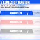 Deekin Resistance Bands Resistance Loop Exercise Bands Exercise Equipment Elastic Ring for Women and Men Home Fitness, Gym, Yoga