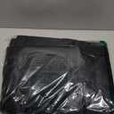 Window Insulation Kit for Winter 27"x39" Cold Weather Thermal Curtain with Heavy Cotton, Insulated Window Cover for Winter & Windows Draft Blocker for Winterizing Windows in Home RV BasementBlack