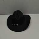 Western Cowboy Hat for Men Women Classic Roll Up Fedora Hat with Buckle Belt(Size:S-M)