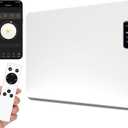Wall Convection Space Heater Panel, Smart WiFi Wall Mounted Electric Heater for Indoor Use, 400W Energy Efficient with Remote & APP Control, Quiet for Bedroom, Office