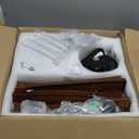 Fanbulous 52 Inch Ceiling Fans with Lights and Remote, 3 Blades Flush Mount Low Profile Ceiling fan, Efficient 3475 CFM, Safe ABS, Timer, Quiet 35dB, 3CCT, Reversible for Bedroom Living Room, Walnut