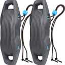 Boat Fenders Easy to Install Bumper for Docking Ideal Fender for Pontoon, Bass, Jet Ski and Fishing Boats (Gray)
