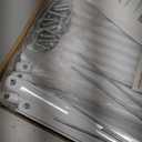 Adorox 5 Ft Heavy Duty Round Metal Table Arch  Sturdy Garden Arbor with Support Legs & Anchors, Indoor & Outdoor Party Backdrop Frame