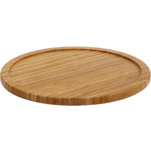 YBM Home Bamboo Wooden Non-Skid Spinner for Kitchen, Pantry, Fridge, Cupboards, or Counter Organizing, Fully Rotating Organizer