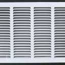 Fits 16x10 Duct Opening Stamped Steel Return Air Grille Vent Cover Grille for Sidewall and Ceiling in White Surface Dimensions: 17.75"W X 11.75"H (16" W x 10" H Duct Opening)
