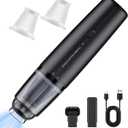 Car Handheld Vacuum Cordless 13000 PA Suction Power, Portable Mini Vacuum Cleaner for Car Home Office and Pet Hair, Black