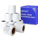 LENVII 1.57" x 2.36" Thermal Labels Paper 880 Sheets -8 Rolls × 110 Labels,Tear/Water/Oil/Scratch Resistant Multi-Purpose Adhesive Stickers for Barcode/FNSKU,Home,Office,DlY logo,Product/Gift Labeling