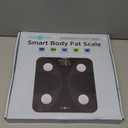 Scale for Body Weight and Fat Percentage, RunSTAR Digital Accurate Bathroom Smart Scale with Large Display, FSA&HSA Eligible 13 Body Composition Analyzer Sync App (Black)