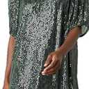 Velvet by Graham & Spencer Women's Karah Bell Sleeve Sequin Midi Dress, M
