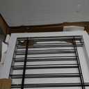 PAWLAND Free Standing Dog Gates for The House Stairs Doorways Indoor Foldable Wooden Small White Puppy Pet Gate Step Over Fence 60" W 24" H 3 Panels