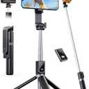 ANXRE Selfie Stick Tripod with Remote, Extendable 360° Rotatable Selfie Stick, 41.7" Phone Tripod Stand for Cell Phone Filming Compatible with iPhone Samsung Android Smartphone Gopro