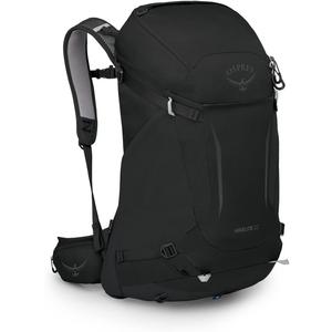 Osprey Hikelite 32L Lightweight Hiking Backpack - Durable Travel Daypack with Rain Cover for Men and Women, Black, S/M
