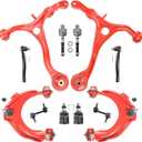 Front End 12pc Suspension Kit for 2003-2007 Honda Accord & 2004-2008 Acura TSX, Upper & Lower Control Arms, Ball Joints, Inner & Outer Tie Rod Ends, Sway Bar Links, Replacement Assembly