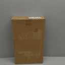 URPOWER 2-in-1 Elevated Slow Feeder Dog Bowls with No-Spill Water Bowl, 4 Height-Adjustable Raised Dog Bowls, Non-Slip Food and Water Bowls with Stand for Small, Medium, Large Dogs, Cats and Pets (Black)