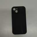 iPhone 14 Case with Screen Protector,[Upgraded Enhanced Camera Protection],Shockproof Liquid Silicone Case with Microfiber Lining, 6.1 inch,Black