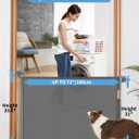 Veraste Retractable Baby Gate for Doorways and Stairs, Mesh Safety Gate for Pet, Indoor & Outdoor Use, One-Hand Operation, Easy Installation, 33.6" Tall, Expands to 55" WideGrey,33.6"x55"