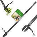 Lilyvane Weed Puller Tool, Stand Up Manual Weeder, Heavy Duty Garden Weeding Tool with 60 inch Long Handle,4 Claw Steel Head, Uprooting Dandelion Removal Gardening Tools for Lawn Grass Grabber
