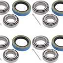 ApplianPar Pack of 4 Trailer Hub Bearings Kit L68149 L44649 for 3500 1.719 inch Spindle 84 Axle