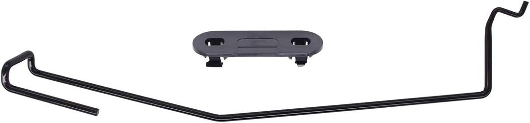 ApplianPar Hood Latch Rod with Retainer Clip for Ram Ram 1500 2002-2008 for Ram 2500 3500 2003-2009