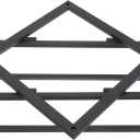 Garneck Folding Wall-Mounted Steel Wine Rack for Kitchen and Bar Space-Saving Wine Display Holder Multi-Functional Bottle Storage for Home Organization and Decoration