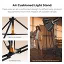 K&F CONCEPT Air Cushioned Light Stand, 41-110" Height, 1/4"-3/8" Adapter
9.2ft Heavy Duty Photography Tripod Stand, Max Load 17.6 lbs, Sandbag Included for Studio Softbox COB Light, TL14