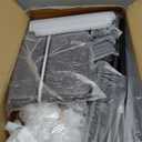 LOKEME Portable Closet, 67 Inch Wardrobe Closet for Hanging Clothes with 4 Hanging Rods, 25mm Steel Tube Clothes Storage Organizer for Extra Sturdy, Quick and Easy to Assembly, Gray Cover