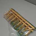 Bamboo Dish Drying Rack for Kitchen Organizer-Sturdy Plate Rack Organizer with Natural Bamboo, Dish Rack Holds Plates, Cups & Cutting Boards-Dish Drying Rack for Countertop & Cabinets2 Pack