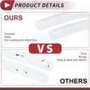 1 Pcs for Air and Water Silicone Vacuum Tubing Hose High Temperature Automotive Vacuum Line 20FT 5/16" 8mm ID 2mm Thickness Clear Silicone