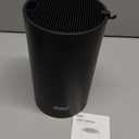 OOU Universal Knife Block Holder Without Knives, Round Kitchen Knife Holder, Detachable Knife Storage for Easy Cleaning-Black