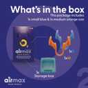 Air Max Nasal Dilators Trial Pack - Anti Snoring Devices - 76% More Airflow for Better Breathing & Against Nasal Congestion - Fit (1x Small & 1x Medium) - Reusable