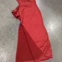 DeftSharp Formal Cocktail Dresses for Women Bodycon Strapless Floor Length Long Dress with Zipper for Evening Party Burgundy, Large