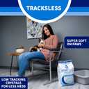Litter Pearls Tracksless Unscented Non-Clumping Crystal Cat Litter with Odorbond, 7 lb, White, Clear and Blue Crystals